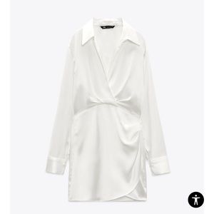 Zara Satin Effect Dress